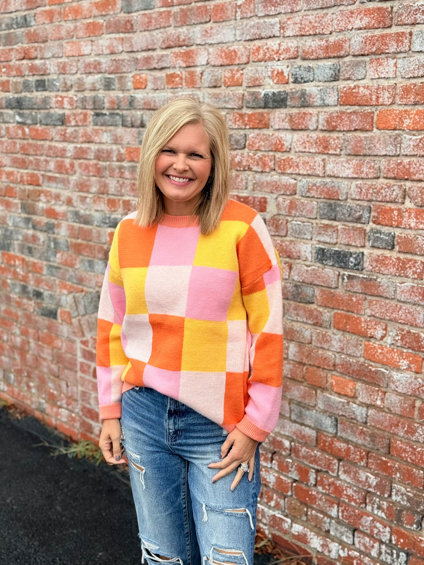 Sunrise Block Sweater